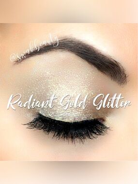Radiant Gold Glitter shadowsense
